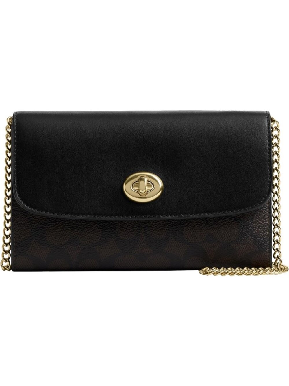Stylish Women's Chain Crossbody Bag in Signature Canvas - Chic & Versatile